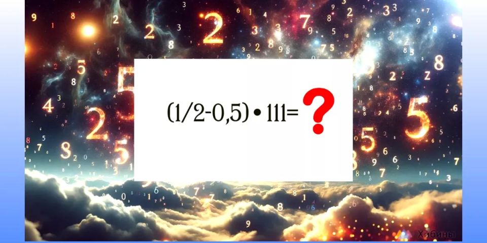 Сосчитать-то можно, но это дико сложно: Сколько будет «(½?0,5)•111»?