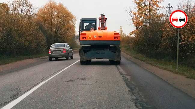 Обгон тихоходов: право или риск?