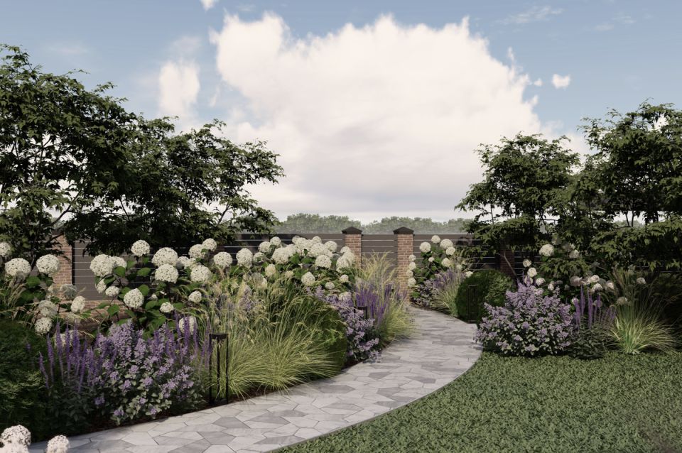 Как создать уютный зеленый экран у забора