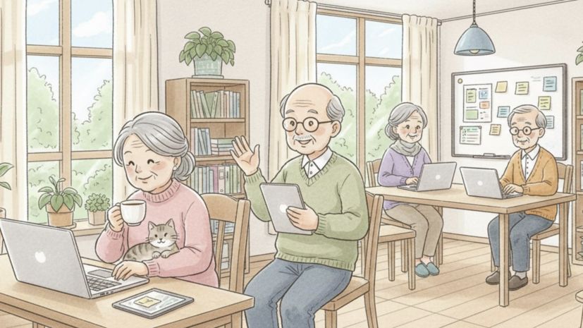 В России стартует программа удалённой работы для пожилых граждан