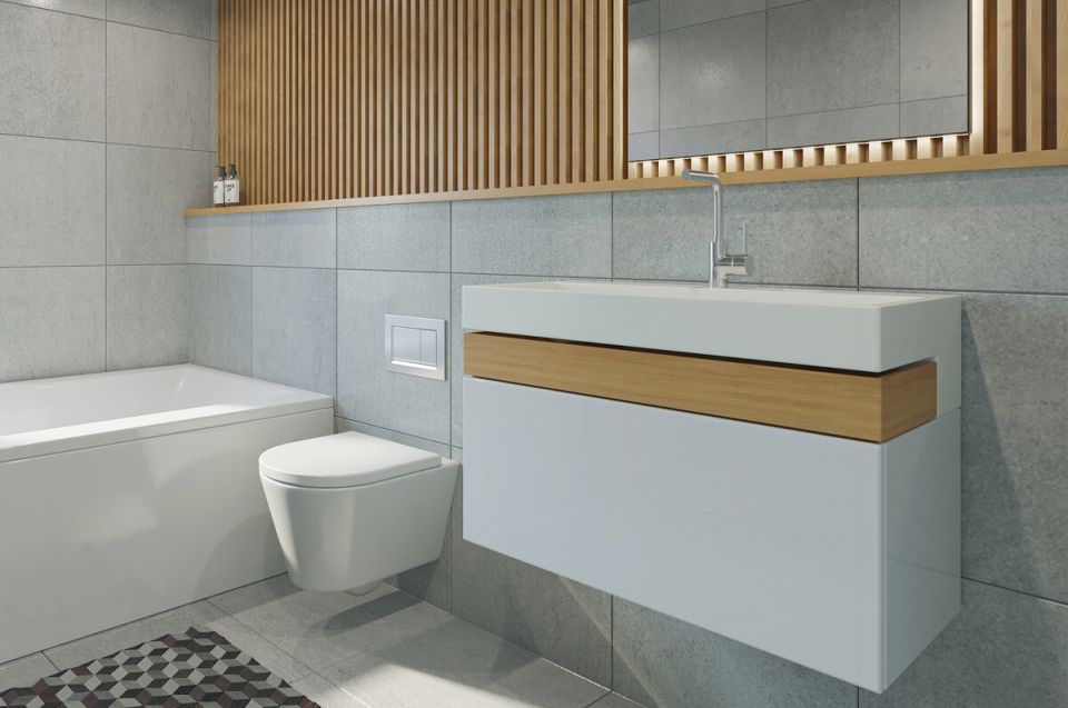 Как оформить ванную, чтобы уборка заняла меньше времени