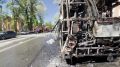 Специалисты МЧС России ликвидировали возгорание рейсового автобуса
