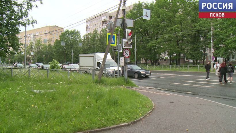 Псковичи жалуются, что город зарастает травой
