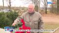Память жителей сожженных деревень Псковщины почтили сегодня на мемориале в Ланевой Горе