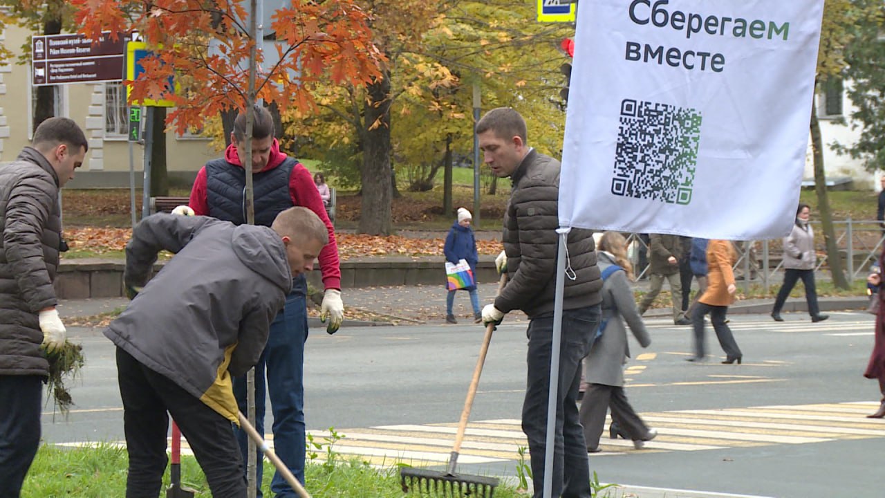 Молодые деревья высадили сегодня в Пскове сотрудники Сбера и волонтеры Молодые деревья высадили сегодня в Пскове сотрудники Сбера и волонтеры