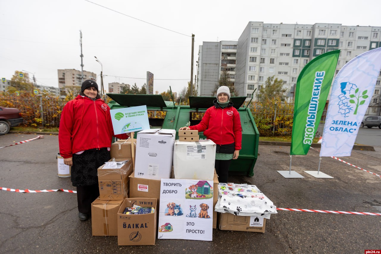 Более 3,5 тонн макулатуры собрали псковичи в рамках акции «Вторсырье в помощь животным» Более 3,5 тонн макулатуры собрали псковичи в рамках акции «Вторсырье в помощь животным»