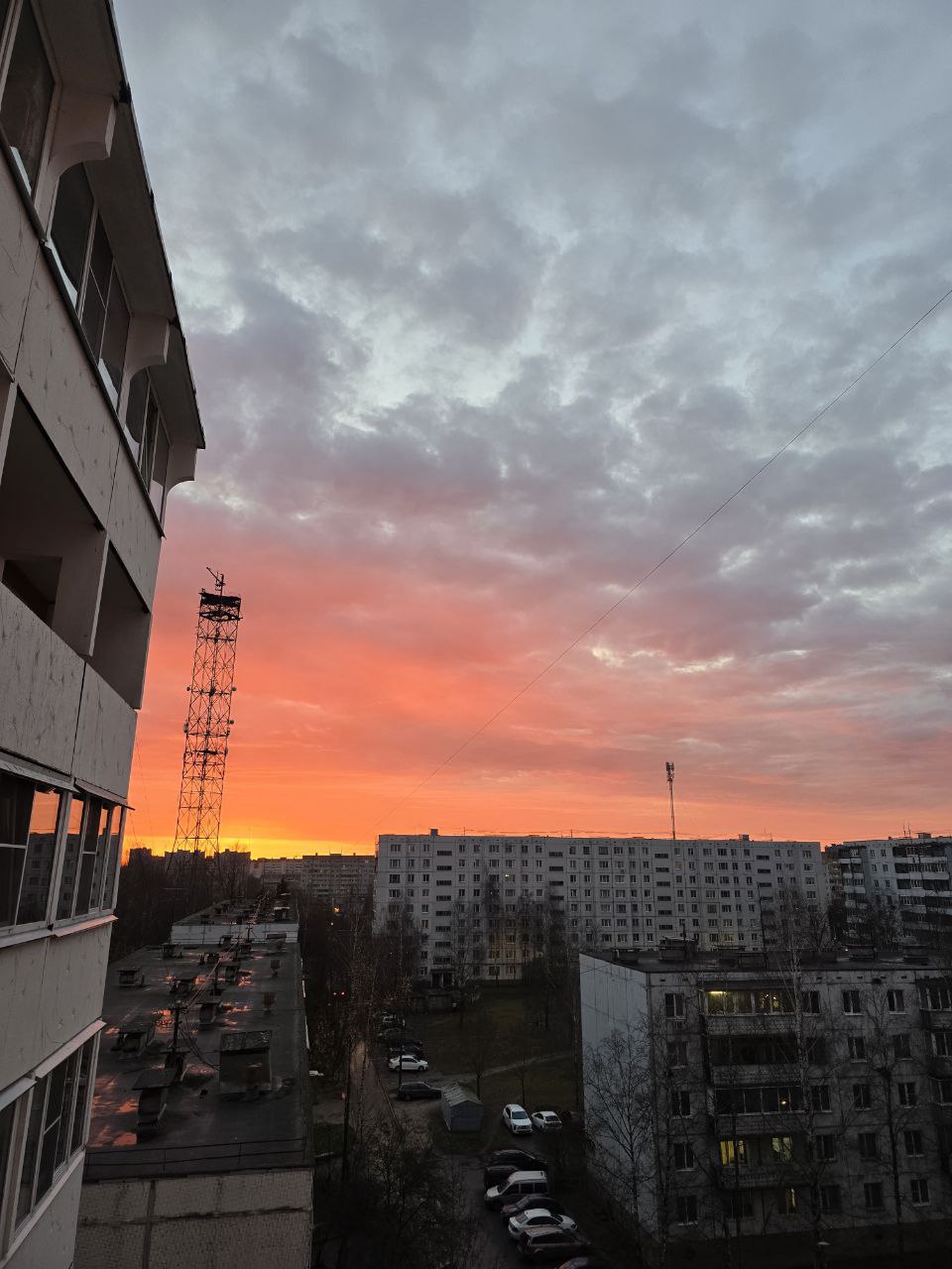 Красивый вечер пятницы в Пскове Красивый вечер пятницы в Пскове