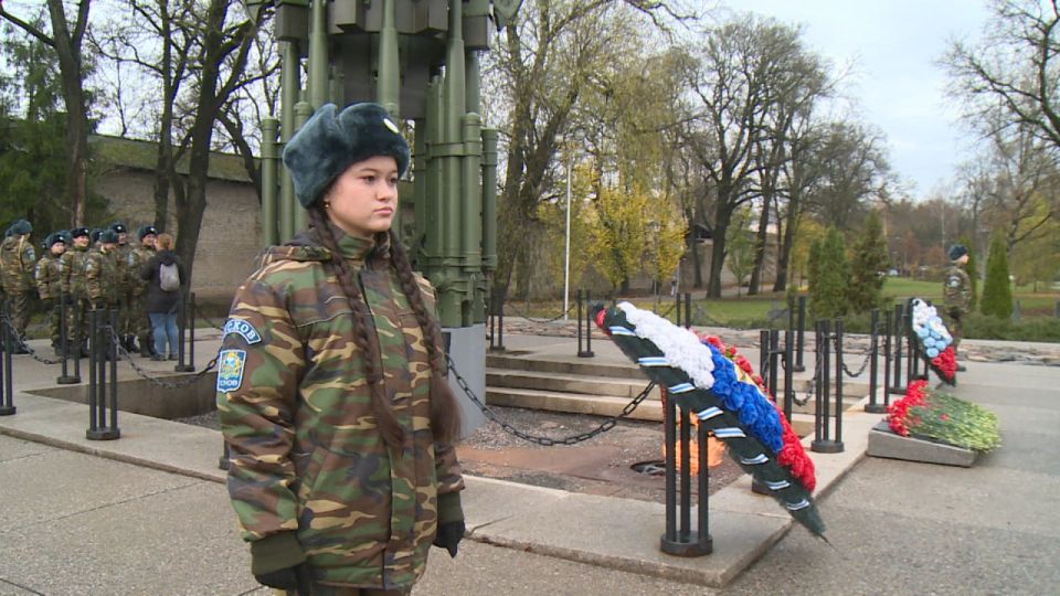 В Пскове отметили годовщину исторического парада 1941 года на Красной площади