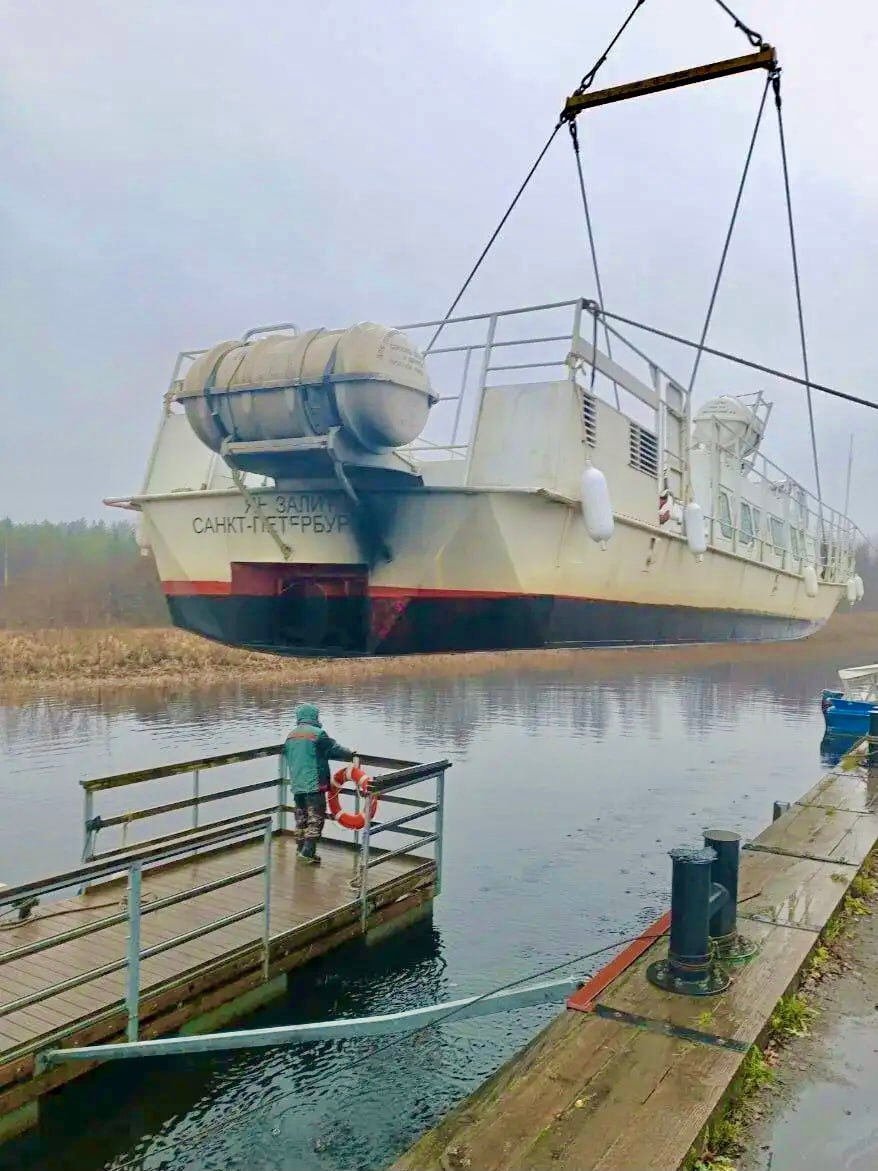 Завершилась навигация на Псковском озере