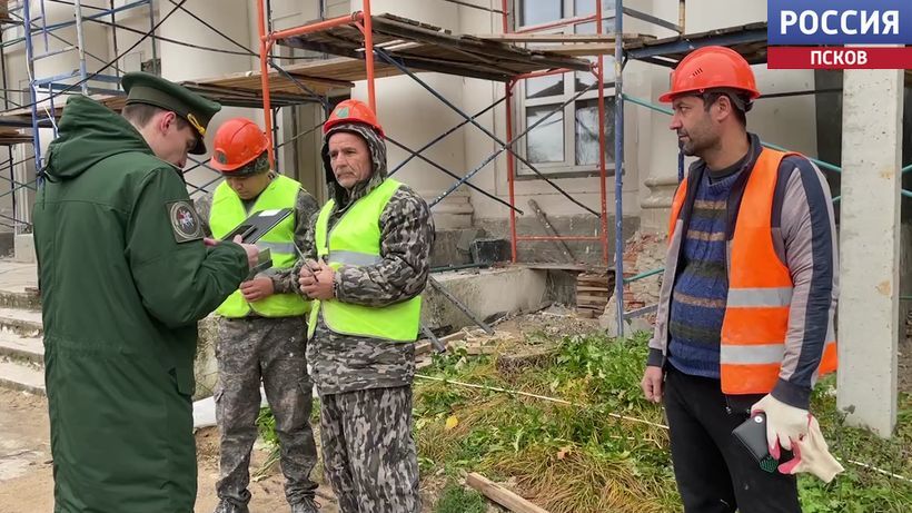 Военные следователи провели рейд на стройплощадках в областном центре