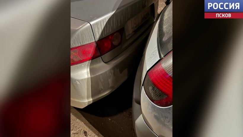 ДТП с пятью автомобилями устроила женщина минувшей ночью в Пскове