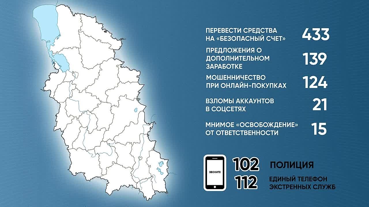 Почти 400 миллионов рублей потеряли жители Псковской области из-за мошенников за первые десять месяцев года