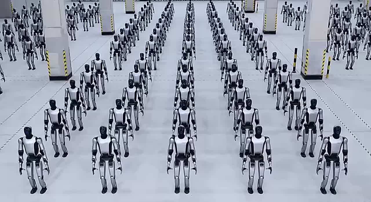 Китайская корпорация Ubtech собрала пугающую человекоподобных роботов