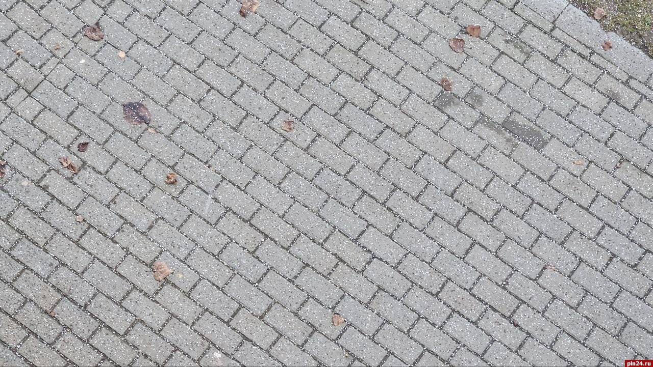 Град пошел в Пскове Град пошел в Пскове