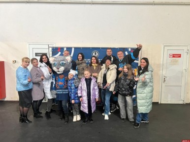 У псковской хоккейной команды «Барсы» появился собственный маскот