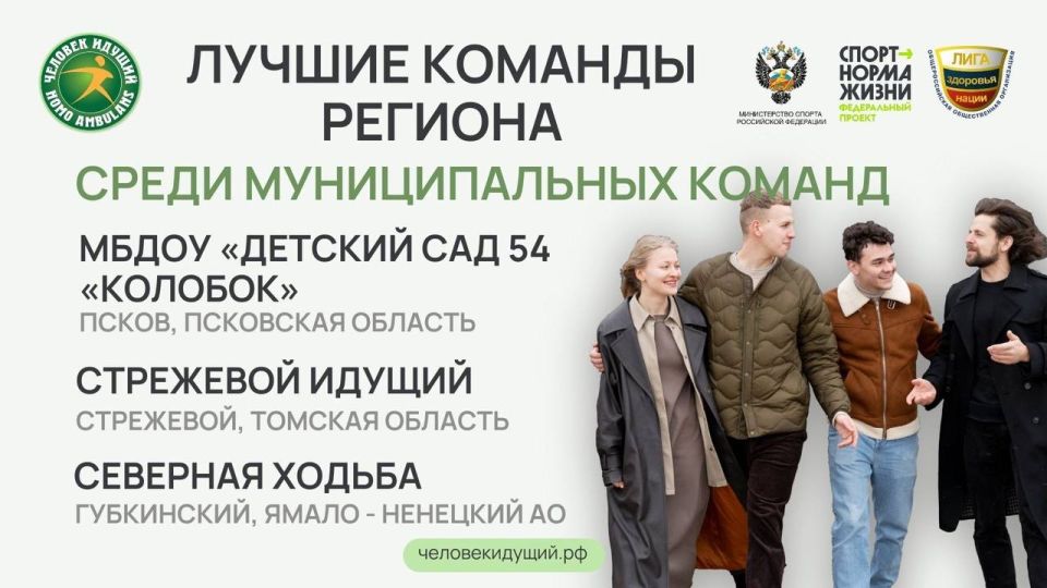 Коллектив детского сада №54 представил наш регион на Всероссийском чемпионате по фоновой ходьбе «Человек идущий-2025»!