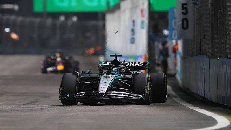 Джордж Рассел одерживает победу в Сингапуре