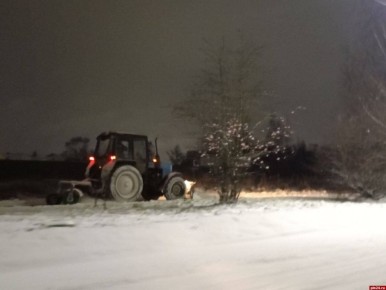 Коммунальные службы Великих Лук перешли в усиленный режим работы из-за снегопада