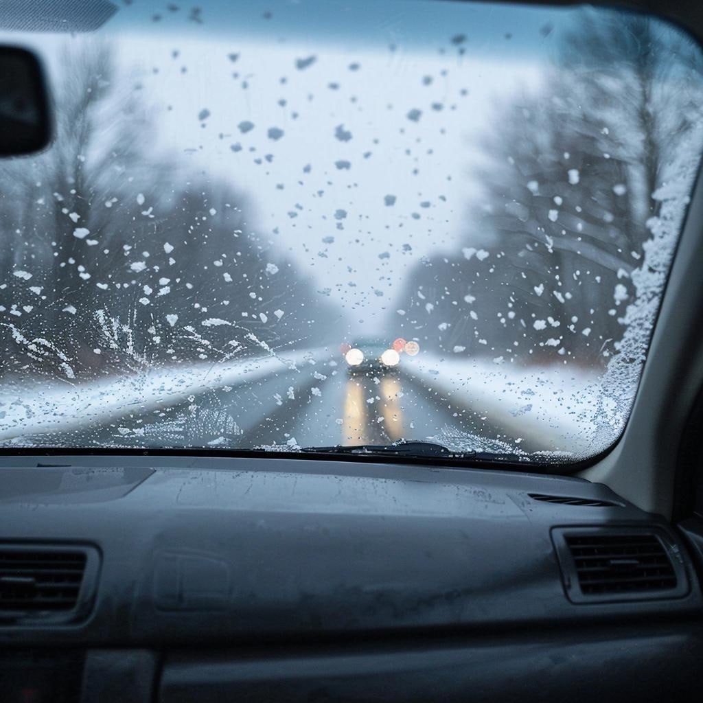 Псковским водителям советуют делать поправку на мокрый снег Это не просто снег, который подтаял