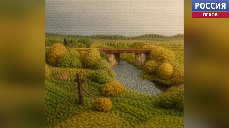 Дедовичи присоединились к тренду "вязаный город" Дедовичи присоединились к тренду "вязаный город"