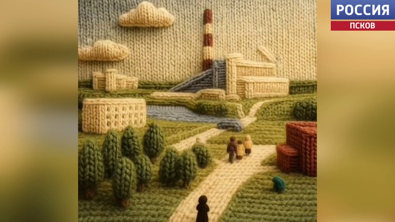 Дедовичи присоединились к тренду "вязаный город" Дедовичи присоединились к тренду "вязаный город"