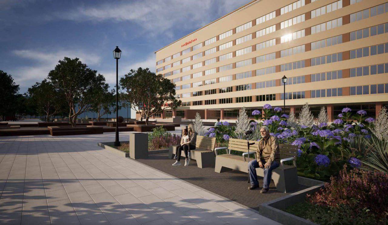 Фонтан у гостиницы «Рижская» в Пскове сохранится и будет работать