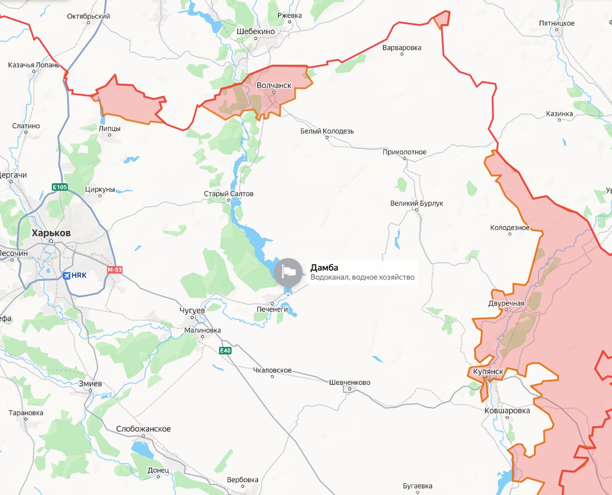 Результат ракетного удара ВС РФ по плотине Печорского водохранилища в Харьковской области Результат ракетного удара ВС РФ по плотине Печорского водохранилища в Харьковской области