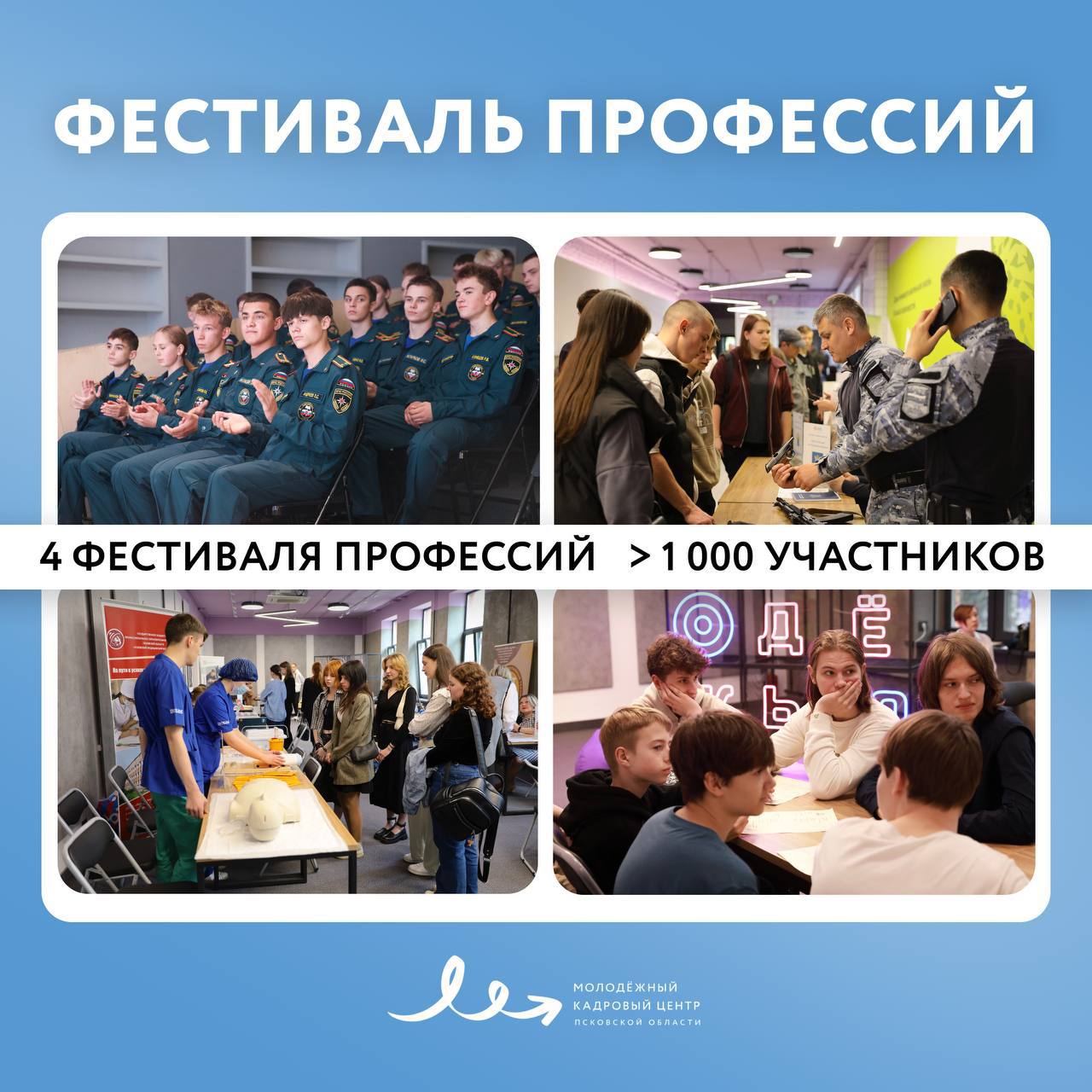 Молодёжный кадровый центр Псковской области отмечает свой второй день рождения Молодёжный кадровый центр Псковской области отмечает свой второй день рождения