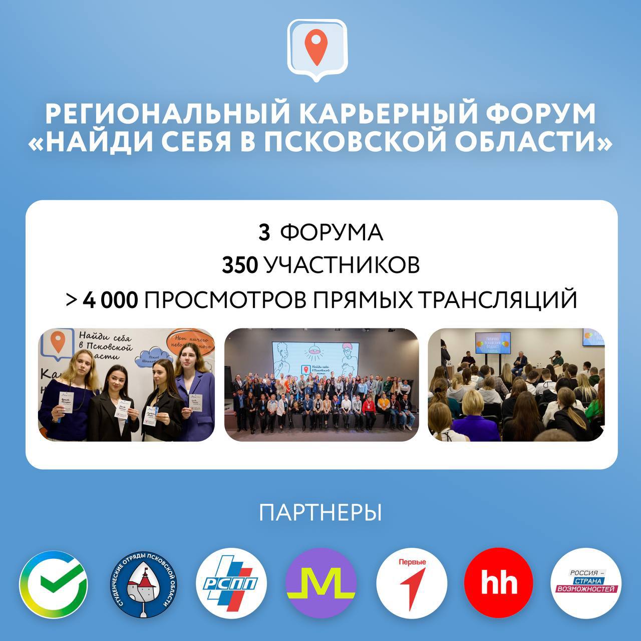 Молодёжный кадровый центр Псковской области отмечает свой второй день рождения Молодёжный кадровый центр Псковской области отмечает свой второй день рождения