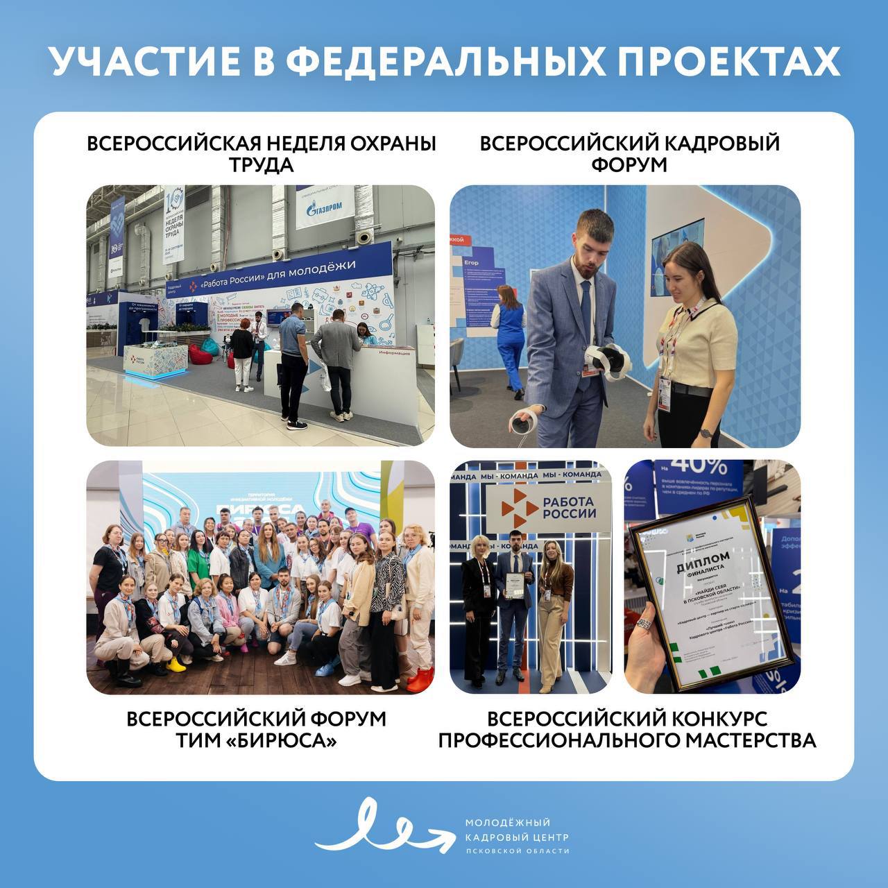 Молодёжный кадровый центр Псковской области отмечает свой второй день рождения Молодёжный кадровый центр Псковской области отмечает свой второй день рождения