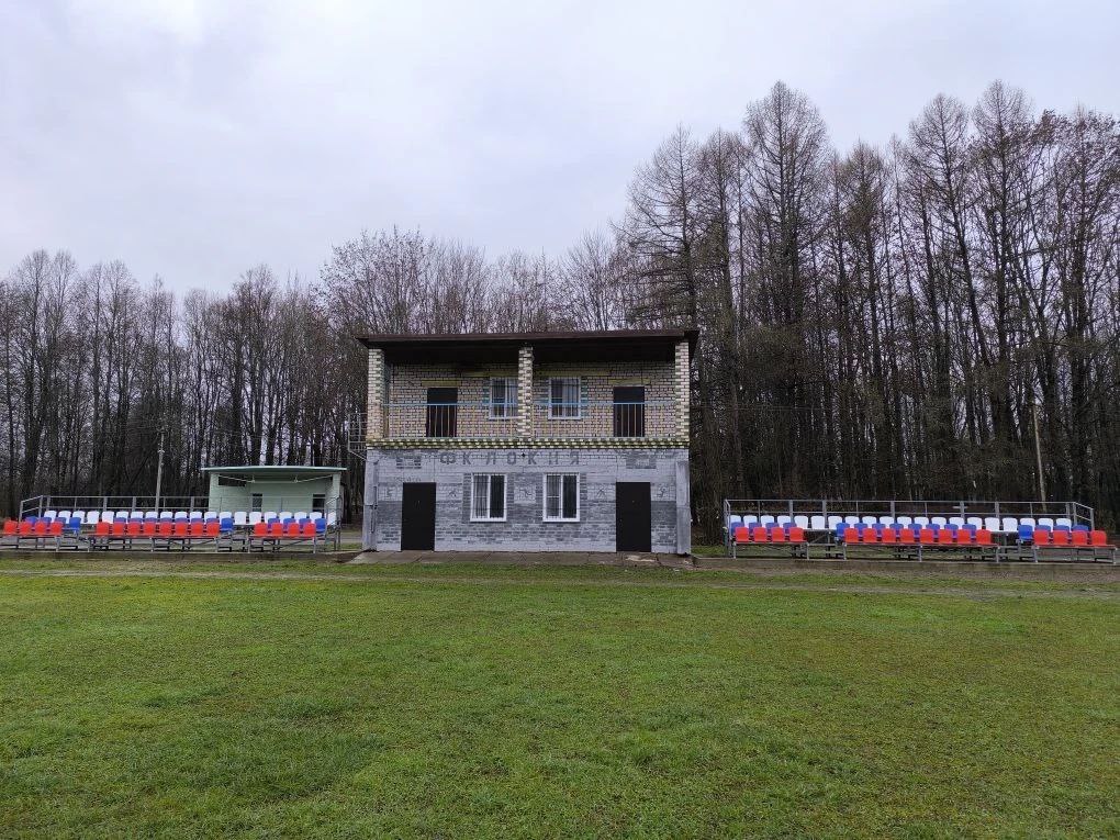 В Локне провели ремонт стадион «Колос» благодаря инициативному проекту