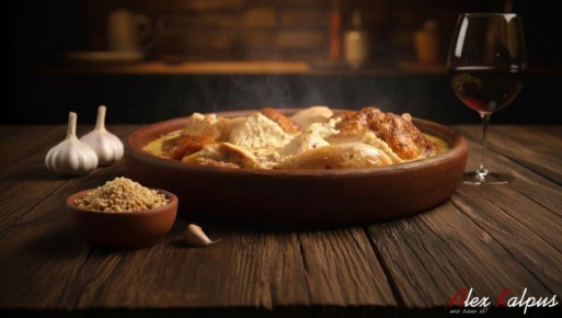 Цыпленок под уникальным орехово-чесночным соусом: блеск грузинской кухни