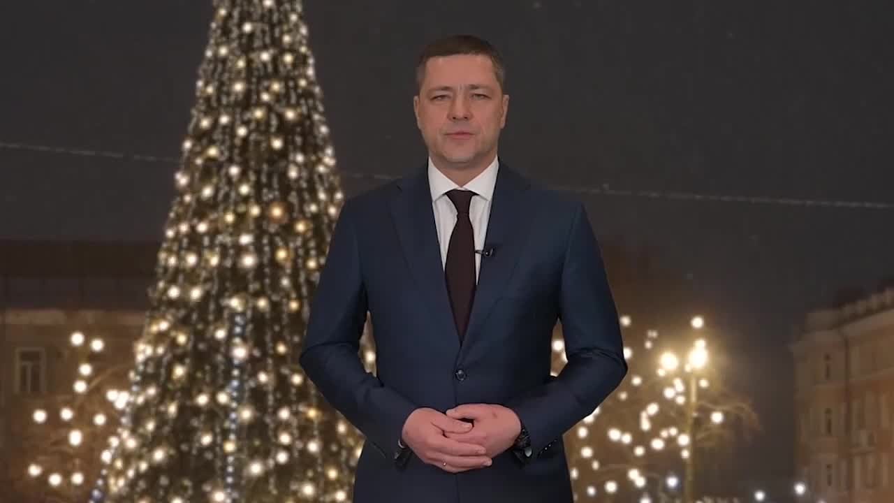 Поздравление губернатора Псковской области Михаила Ведерникова с наступающим Новым годом