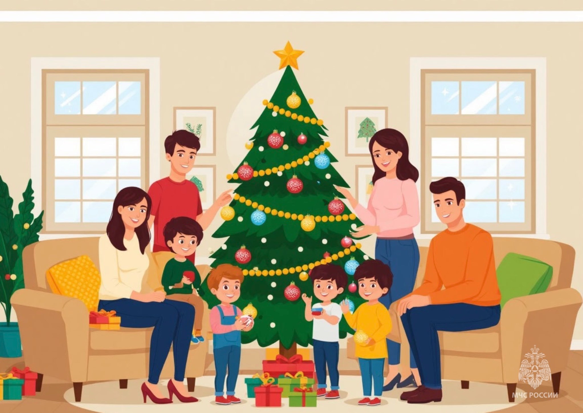Безопасность детей в новогодние праздники и каникулы
