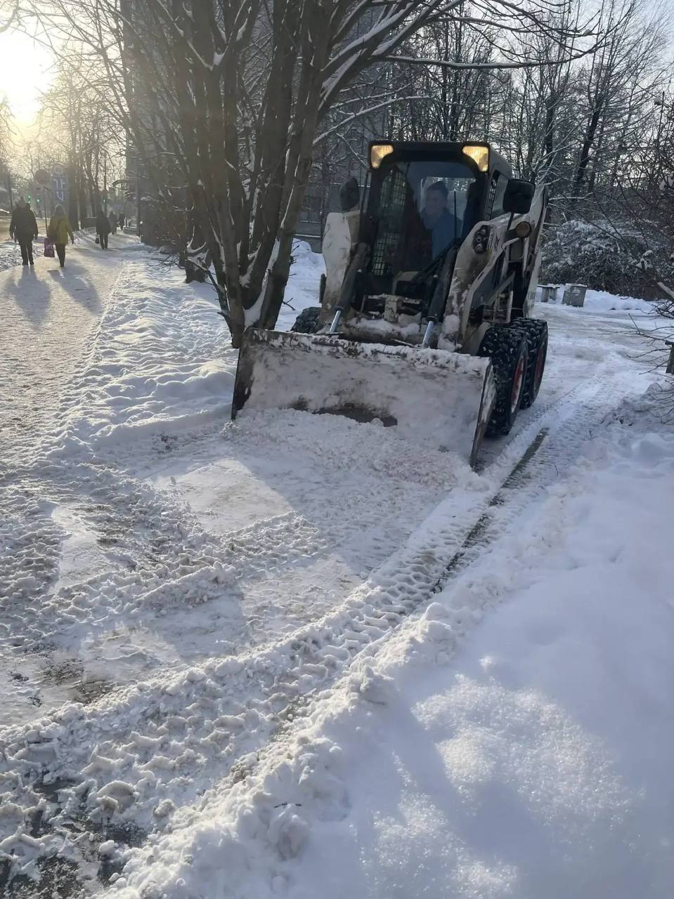 Елкин Борис: Пока одна техника чистит дороги, другая работает в скверах и парках Елкин Борис: Пока одна техника чистит дороги, другая работает в скверах и парках