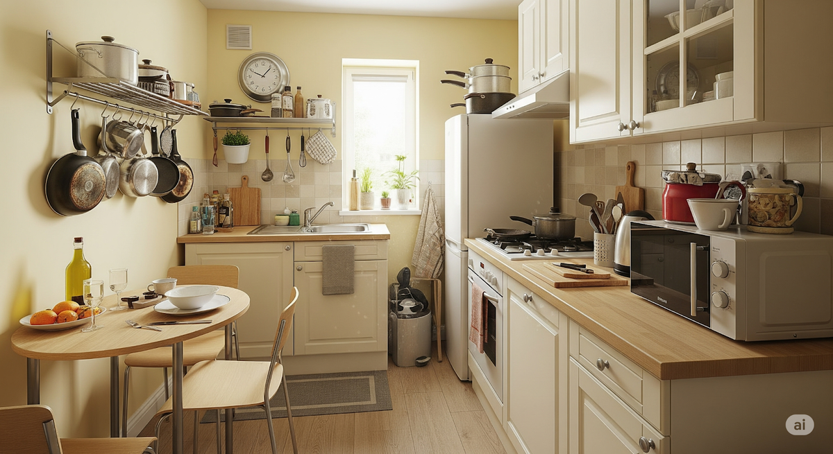 Как организовать пространство на маленькой кухне: советы и идеи