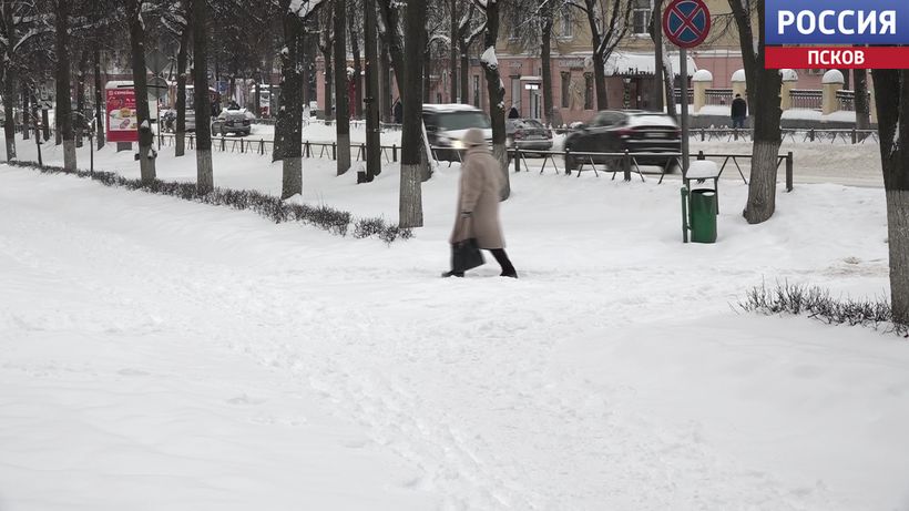 В Великих Луках установлен исторический рекорд по высоте снежного покрова