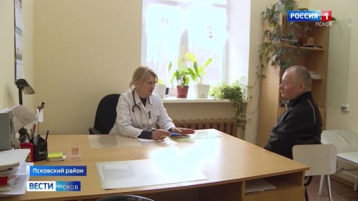 Новая врачебная амбулатория начала работу в поселке Середка Псковского района