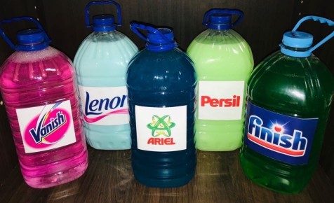 Моющие средства в 5-литровых канистрах: выгода или подволк?