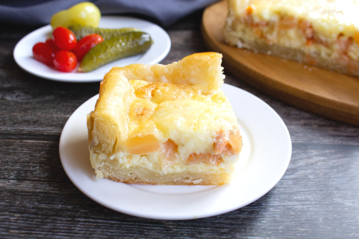 Волшебный киш с лососем: простой и восхитительный рецепт