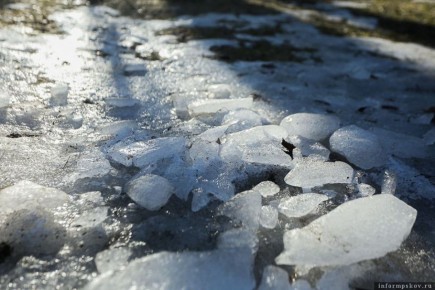 Погода внесла коррективы в структуру льда