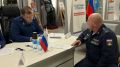 Прокурор области Андрей Мошков совместно с военным прокурором Псковского гарнизона Вадимом Иванченко провели личный прием граждан в Псковском филиале фонда «Защитники Отечества»