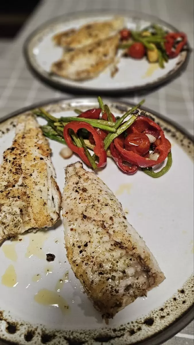 Филе сибаса: просто, но вкусно