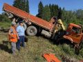 Локомотив сбил грузовик в Псковской области