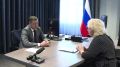 Михаил Ведерников: На рабочей встрече глава Гдовского округа Вера АЛЕКСЕЕВА доложила, как живёт новая школа – один из ключевых социальных объектов муниципалитета