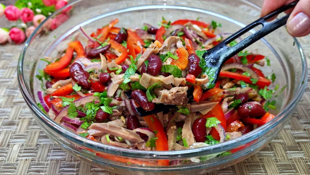 Сочный грузинский салат: вкусная закуска без майонеза