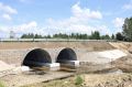 В Псковском районе завершается капитальный ремонт моста через реку Олешенка