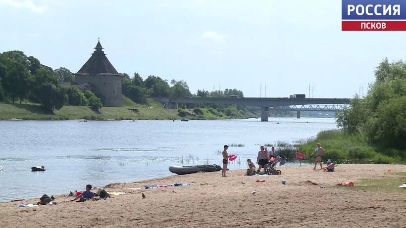 Хорошие новости для любителей купания рядом с Мирожским монастырем - Роспотребнадзор получил положительные результаты лабораторных исследований качества воды на городском пляже Пскова