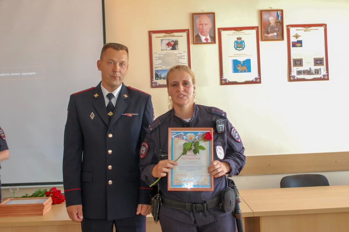 В честь профессионального праздника награждена группа сотрудников ППСП В честь профессионального праздника награждена группа сотрудников ППСП