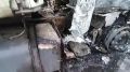 Кабина грузовика выгорела дотла в Псковском районе